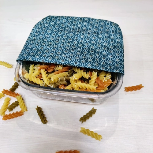 BeeWrap Happy Wraps : emballage alimentaire réutilisable écologique en cire d'abeille, résine d'arbre et huile végétale - accessoire zero déchet